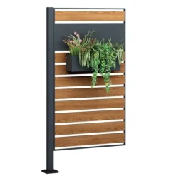 Viking Choice Enkeltpanel Kliko-indhegning - Elegant, holdbar have løsning til affaldscontainere Clearance