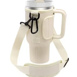 Beholdere Til Mad & Drikkevarer>Etui med bærehåndtag til Stanley flaske - Beige