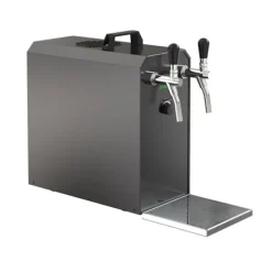 Fadølsanlæg, Øldispenser, Øl Køledispenser STREAM 50 ølkasse, gennemstrømningskøler, 2-linjers tørkøler, op til 55 liter/h - BLACK EDITION New