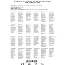 fadølsanlæg STREAM 80 ølkasse, gennemstrømningskøler 2-linjers tørkøler, KEG:Type A, KEG 2:Type A Online