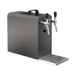 fadølsanlæg STREAM 50 ølkasse, gennemstrømningskøler, 2-linjers tørkøler, op til 55 liter/h - BLACK EDITION, KEG:Typ G, KEG 2:Type A Discount