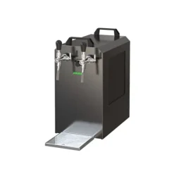 Ølhaner>fadølsanlæg STREAM 80K ølkasse, gennemstrømningskøler 2-linjers tørkøler, KEG 2:5 liters adapter, KEG:NC adapter