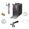 fadølsanlæg STREAM 50K med luftpumpe, ølkasse, gennemstrømningskøler 2-linjers tørkøler , op til 55 liter/h, KEG:5 liters adapter, KEG 2:KeyKeg