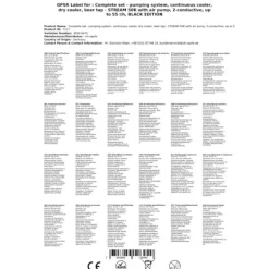 fadølsanlæg STREAM 50K med luftpumpe, ølkasse, gennemstrømningskøler 2-linjers tørkøler , op til 55 liter/h, KEG:5 liters adapter, KEG 2:KeyKeg