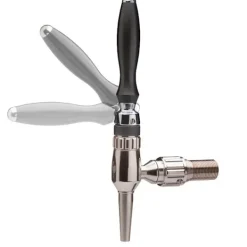 Fadølshane - Nordic, med kompensatorskaft i rustfrit stål 5/8, ganglangd:35 mm Outlet