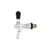 Fadølshaner, Ølkran, Ølhane, Taphane for øl med flowstyring - forkromet, gevindlængde: 35 mm New
