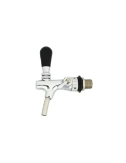 Fadølshaner, Ølkran, Ølhane, Taphane for øl med flowstyring - forkromet, gevindlængde: 35 mm New