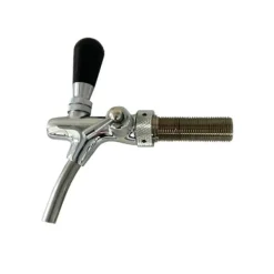 Fadølshaner, Ølkran, Ølhane, Taphane for øl med flowstyring - forkromet, gevindlængde: 35 mm New