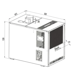 Fadølskøler, Ølkøler, Fadølsanlæg Lindr AS-200 4/6/8 linjer at vælge imellem, flowkøler, vådkøler - under disken, Green Line, Kølesløjfer:6-line Discount