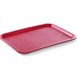 Serveringsfad & Skåle>Fastfood polypropylenbakke 30,5x41,5cm - rød