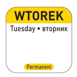 Tilbehør Til Madopbevaring>Fødevaresikkerhedsmærkater til genanvendelige beholdere tirsdag PL RU EN 1000 stk