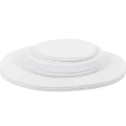 Filt Beskyttelsesmåtte Antifriktion Opbevaringsseparator Isoleringsmåtte Madtallerken Porcelænsdeler (Hvid 48 STK) Clearance