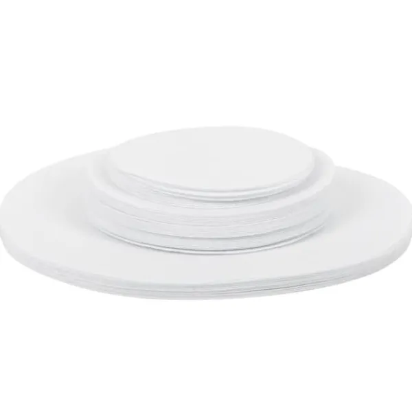 Filt Beskyttelsesmåtte Antifriktion Opbevaringsseparator Isoleringsmåtte Madtallerken Porcelænsdeler (Hvid 48 STK) Clearance