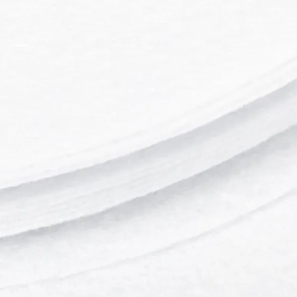 Filt Beskyttelsesmåtte Antifriktion Opbevaringsseparator Isoleringsmåtte Madtallerken Porcelænsdeler (Hvid 48 STK) Clearance