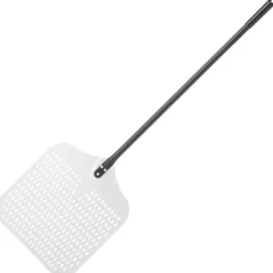 Firkantet bakkeskovl i aluminium, perforeret, 405 x 1320 mm - Hendi 617144