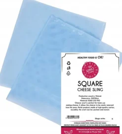 Firkantet osteklæde 50 x 50 cm - 2 stk New