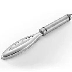 Fiskeskæl Rengøringsbørste Meget Effektiv Multifunktionel Rustfrit Stål Ergonomisk Fiskeskælfjerner Til Køkken Clearance