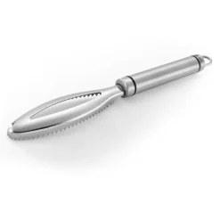 Fiskeskæl Rengøringsbørste Meget Effektiv Multifunktionel Rustfrit Stål Ergonomisk Fiskeskælfjerner Til Køkken Clearance