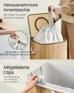 Flaskeindsamlingsbeholder, 40,5x40,5x61 cm, Beige Best