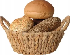 Brødkasser & Brødposer>Fletkurv til brød 30x20x11cm Med håndtag, natur