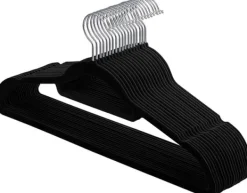 Tøj- & Garderobeopbevaring>Fløjlsbøjler 50 stk - CRF50B