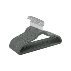 Fløjlsvedhæng 30 stk. grå, 43 x 0,6 x 22 cm Hot