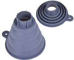 Foldbar silikonetragt til påfyldning af køkkenglas Clearance