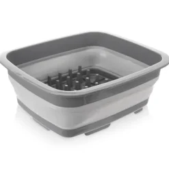 Opvaskestativer & Tørrestativer>Foldbart opvaskestativ i silikone 37x31,5x14,5 cm