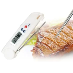 Foldbart sonde kødtermometer Høj nøjagtighed madgrilltermometer til hjemmekøkken Udendørs BBQ Clearance