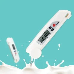 Foldbart sonde kødtermometer Høj nøjagtighed madgrilltermometer til hjemmekøkken Udendørs BBQ Clearance