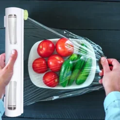 Tilbehør Til Madopbevaring>Folieskærersæt, 5x37x8 cm, Hvid