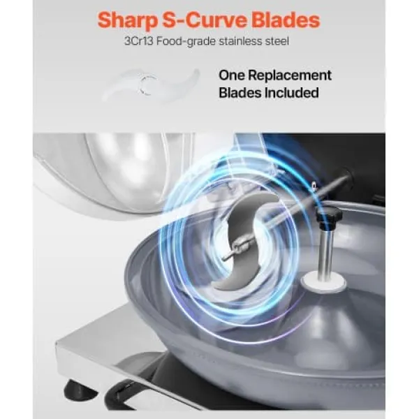 Foodprocessor, 59x40,5x25 cm, rustfrit stål Online