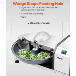 Foodprocessor, 59x40,5x25 cm, rustfrit stål Online