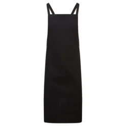 Forklæde med krydsede bånd bagpå New