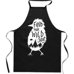 FORKLÆDE MED PRINT sjov køkken FIND DIN VILDE SIDE bomuldsgave Discount