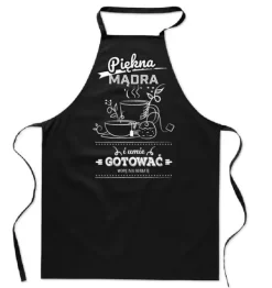 FORKLÆDE MED SJOVT PRINT SMART CAN COOK køkken dame Best