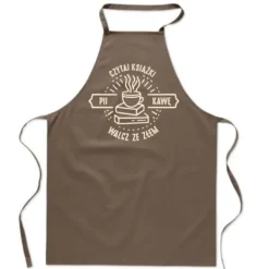 Forklæde med tryk sjov køkken LÆS BØGER DRIK KAFFE KAFFE gave New