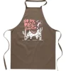 Forklæder>Forklæde med tryk sjov køkken INGEN MIT PROBLEM LAMA til grillgave