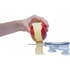 Frugt- og grøntsagskræller monteret på en sugekop Clearance