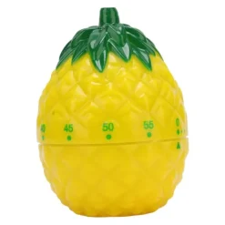 Æggeure>Frugtform Cute Style køkkentimer - Kompakt mekanisk timer til hjemmet - 6,4x6,4x8,7cm