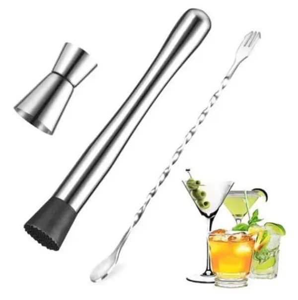 Barudstyrssæt>Frugtstænger i rustfrit stål til barwareværktøj