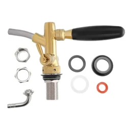 G5/8 Forkromet Rustfrit Stål Justerbar Øltapnerhane til Hjemmebar (Guld) Online