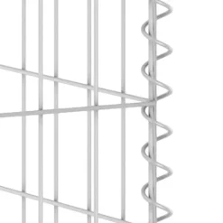 Gabionmur för soptunnor - Stabil stenkorg i galvaniserat stål | Storlek: 180x100x110 cm Outlet