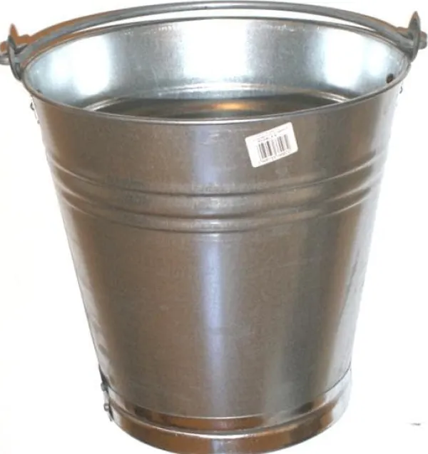 Rengøringsudstyr>GALVANISERET METALPLADESPAND 14 LITER - WIA 14 ZN