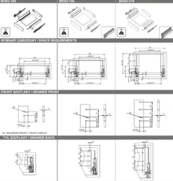 GAMET BOX2 skuffer, mellem, hvid, 500 mm Best