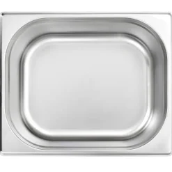 Gastronorm beholder 2 stk. GN 1/2 - Rustfrit stål | Størrelse: 200 mm Hot