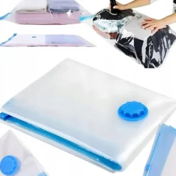 Opbevaringsposer Til Hjemmet>Genanvendelig vakuumpose til tøj, sengetøj, 70x100