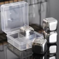 Genanvendelige stålisterninger 4 stk. Online