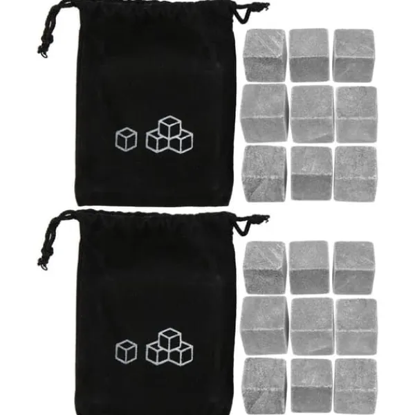 Genanvendelige whiskysten - sæt med 9, perfekt til at køle vin og drinks Hot