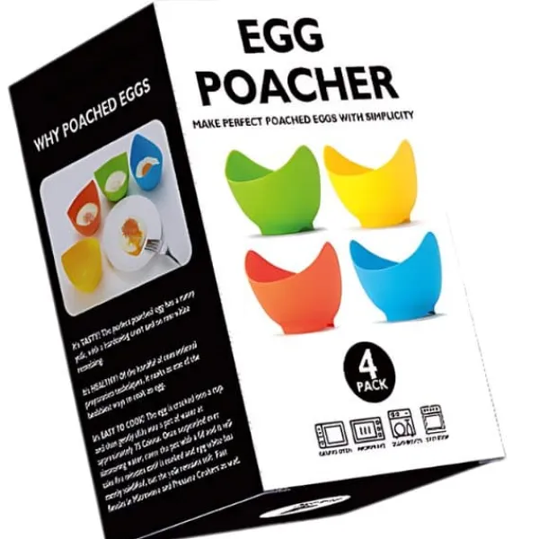 Madlavningsmaskiner>Ægforme til pocheret æg, 4 stk.
